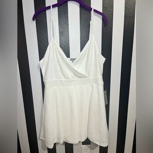 White mini dress/romper